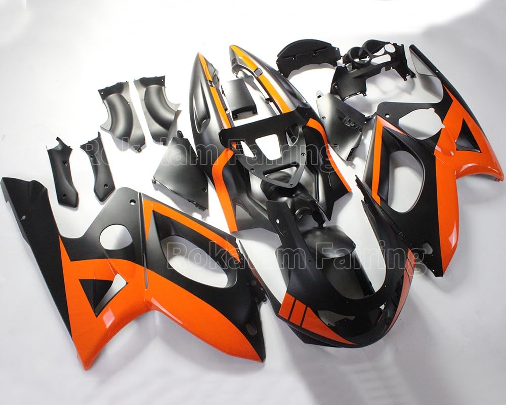 ROKALAM Matte Orange Black Body Kit For Yamaha Thundercat YZF600R 1997-2007 YZF 600R 97 98 99 00 01 02 03 04 05 06 07 YZF600 Sportsbike Bodywork Complete Fairing Set