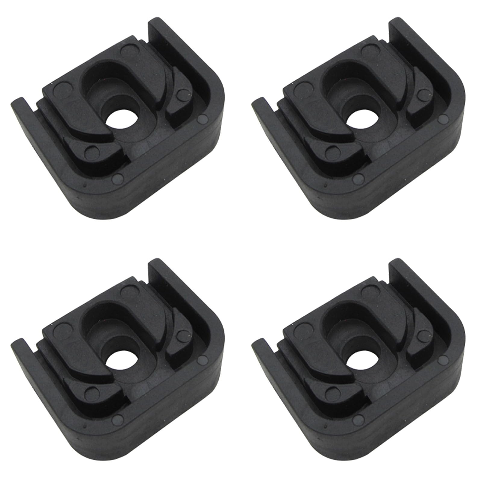 Piceioep Weather Resistant Square Air Conditioning Vibrations Dampeners Rubber Texture Reduction Pads Easy Installation Air Conditioning Outdoor Unit Shock Absorbers