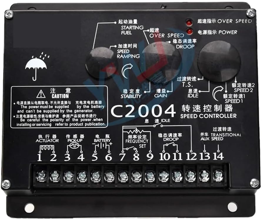 C2004 Replace Governor Speed Controller for Governor Generator DC Motor Speed Control Panel