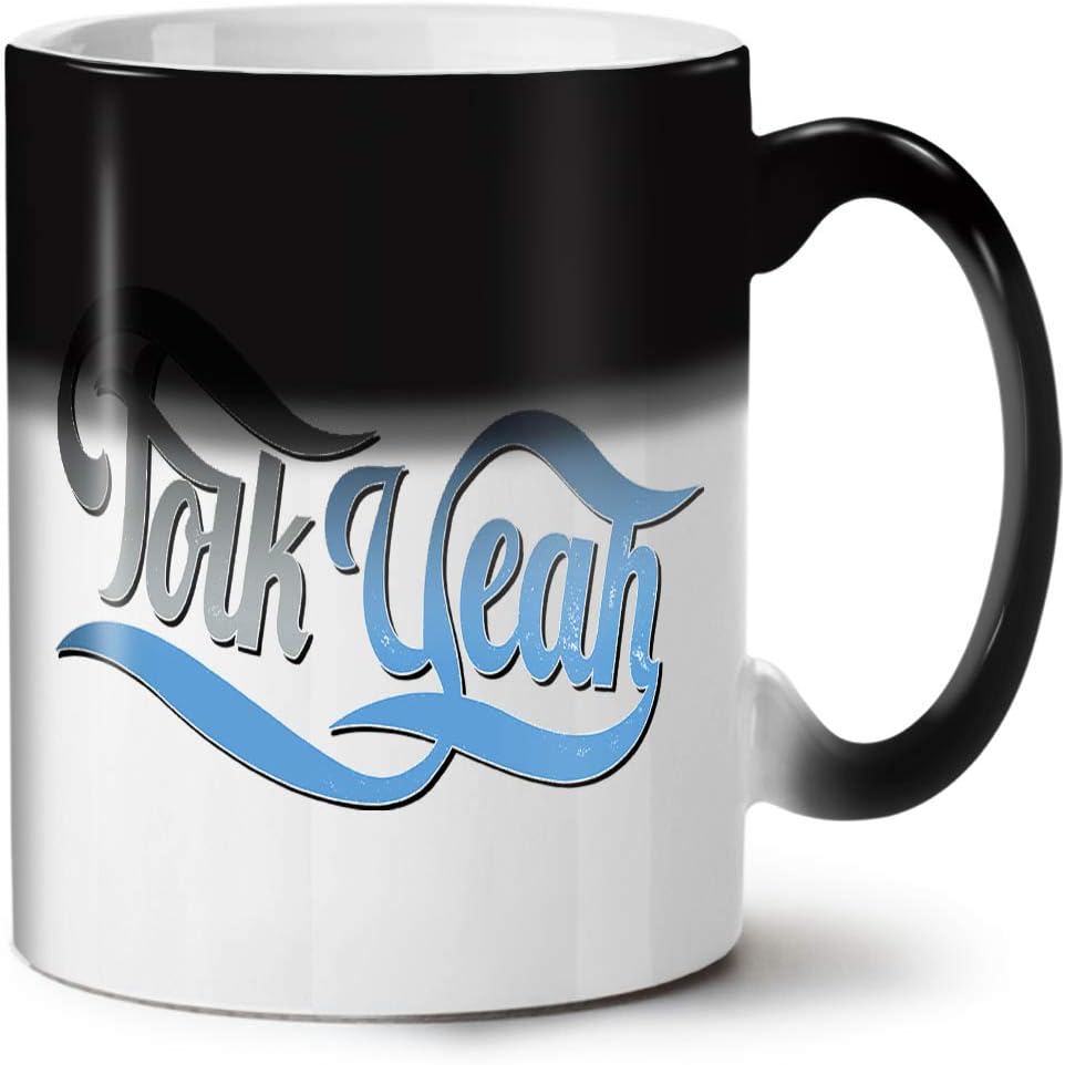 Wellcoda Oh Yeah Funny Color Changing Mug, Instrument Cup