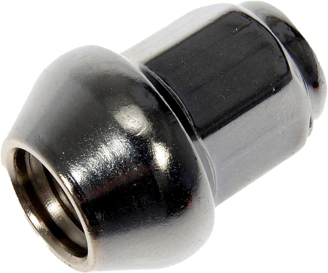 Dorman 611-344 Wheel Nut M12-1.50 Flat Top Nut - 17 mm Hex, 32 mm Length Compatible with Select Mazda Models, 10 Pack