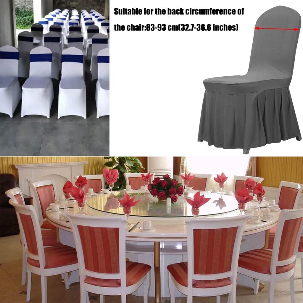 Chair Sashes for Party 10-50 Pieces Elegant Flower Artistic Pearl Decoration Chair Ties Wedding Banquet Elastic Straps for Chair Back (Color : B Size : 30) (E*20)