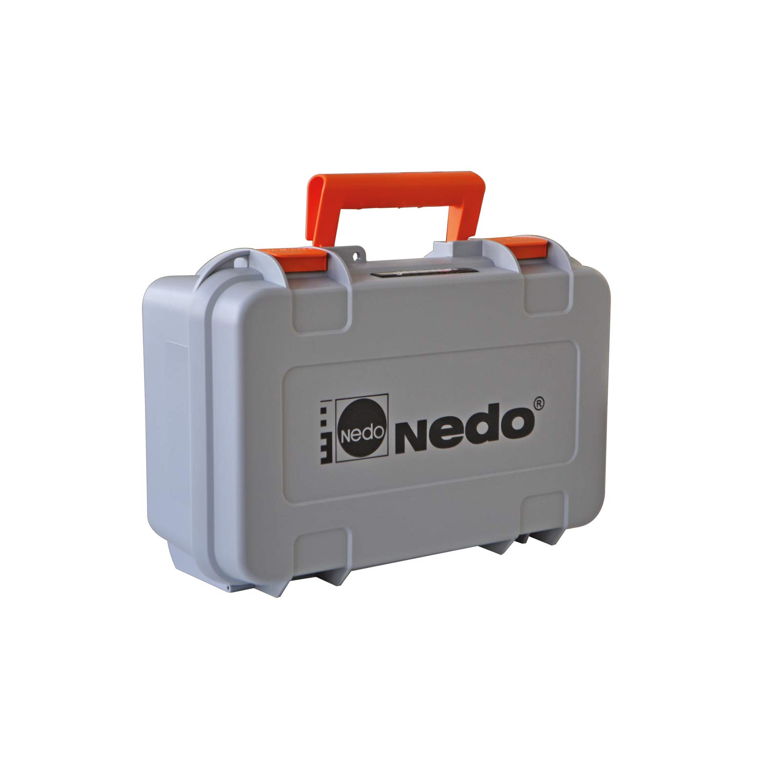 Nedo SIRIUS 1 HV - Livella laser a rotazione orizzontale e verticale con cavalletto a manovella Nedo e set di tappetini flessibili, laser di livellamento con Acceptor 2 Digital e clip, classe laser 2
