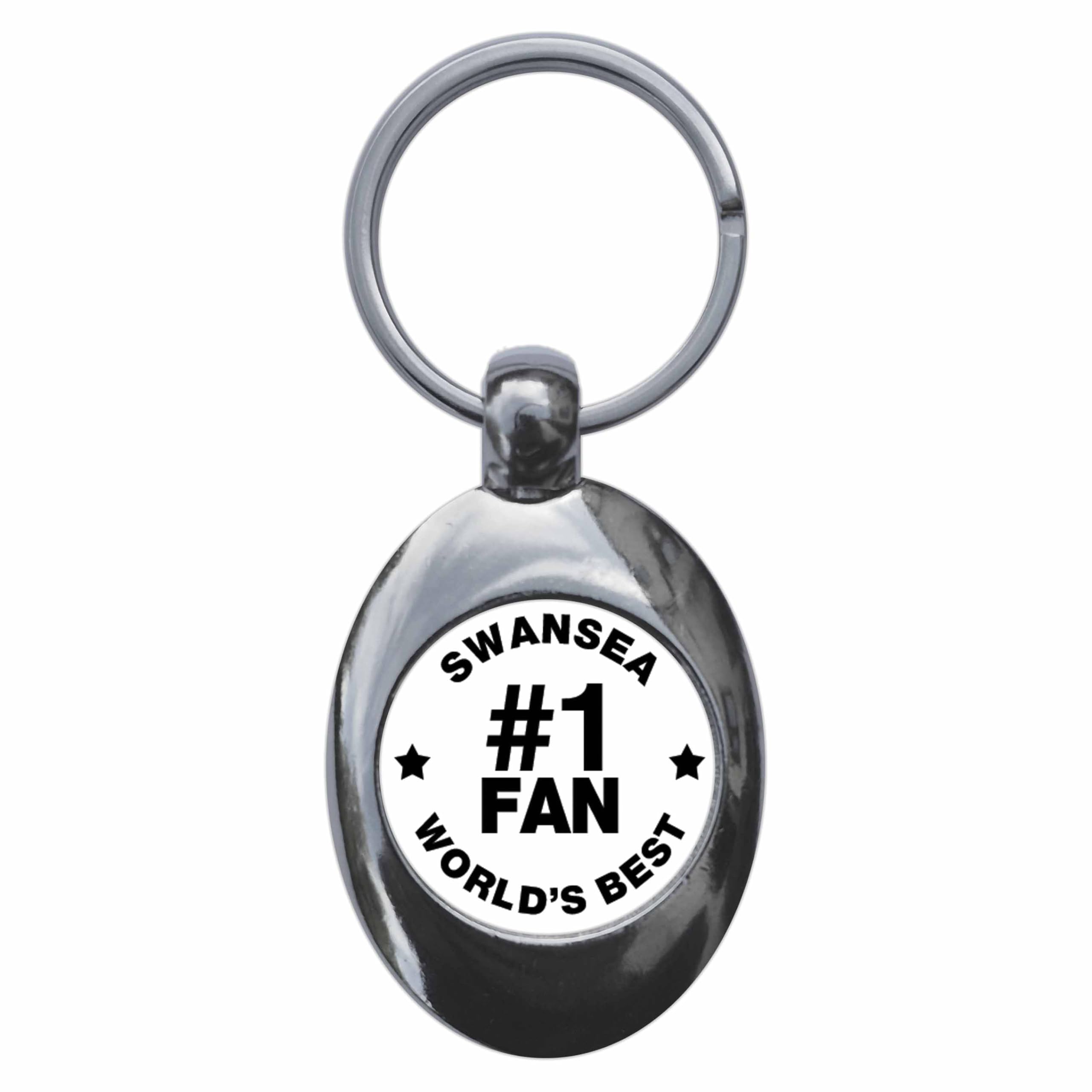 Ozorath Swansea #1 Fan Keyring Keychain Key Ring Chain With Trolley Coin