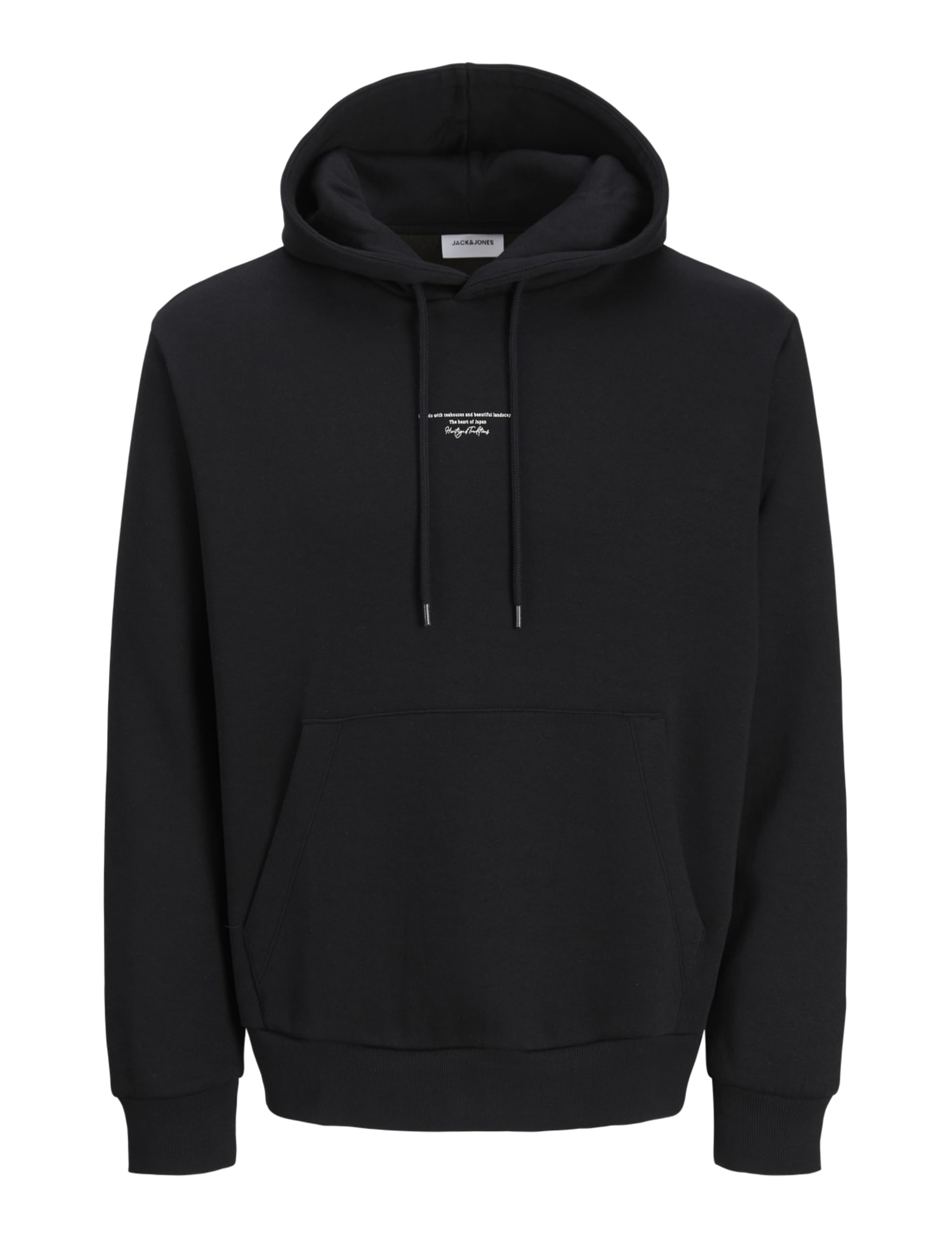 JACK & JONES Men's Jjkenji Sweat Hood, black, S