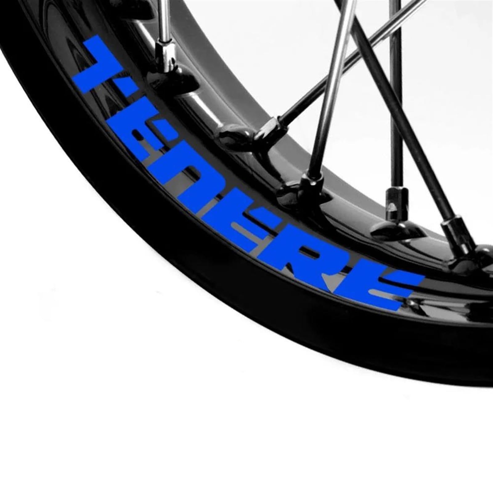 Reflective Motorcycle Parts Wheel Sticker Inside of Hub Decals Rim Stripe Tape for Yamaha for Tenere 700 1200(Color1)