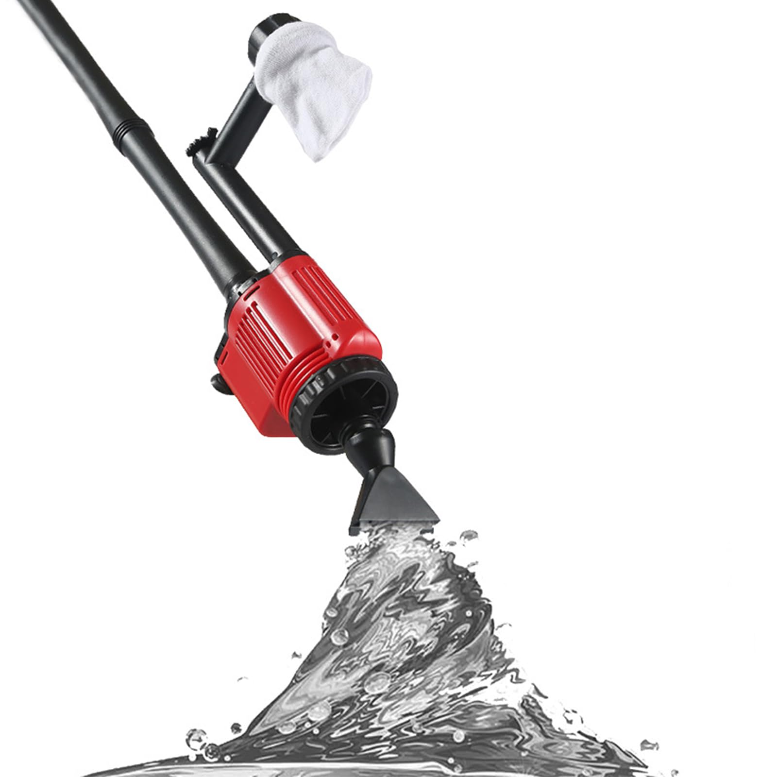 Aquarium-Kiesreiniger-Siphon-Set, elektrische automatische Aquarium-Reinigungswerkzeuge, Abnehmbarer Vakuum-Wasserwechsler zum Wasserwechsel, Entfernung von Detritus, Waschsand