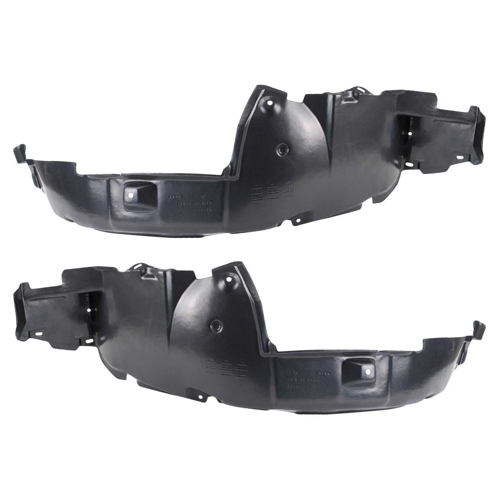 TRQ Front Inner Fender Liner Set | For 2004-2006 Hyundai Elantra HY1250108 HY1251108
