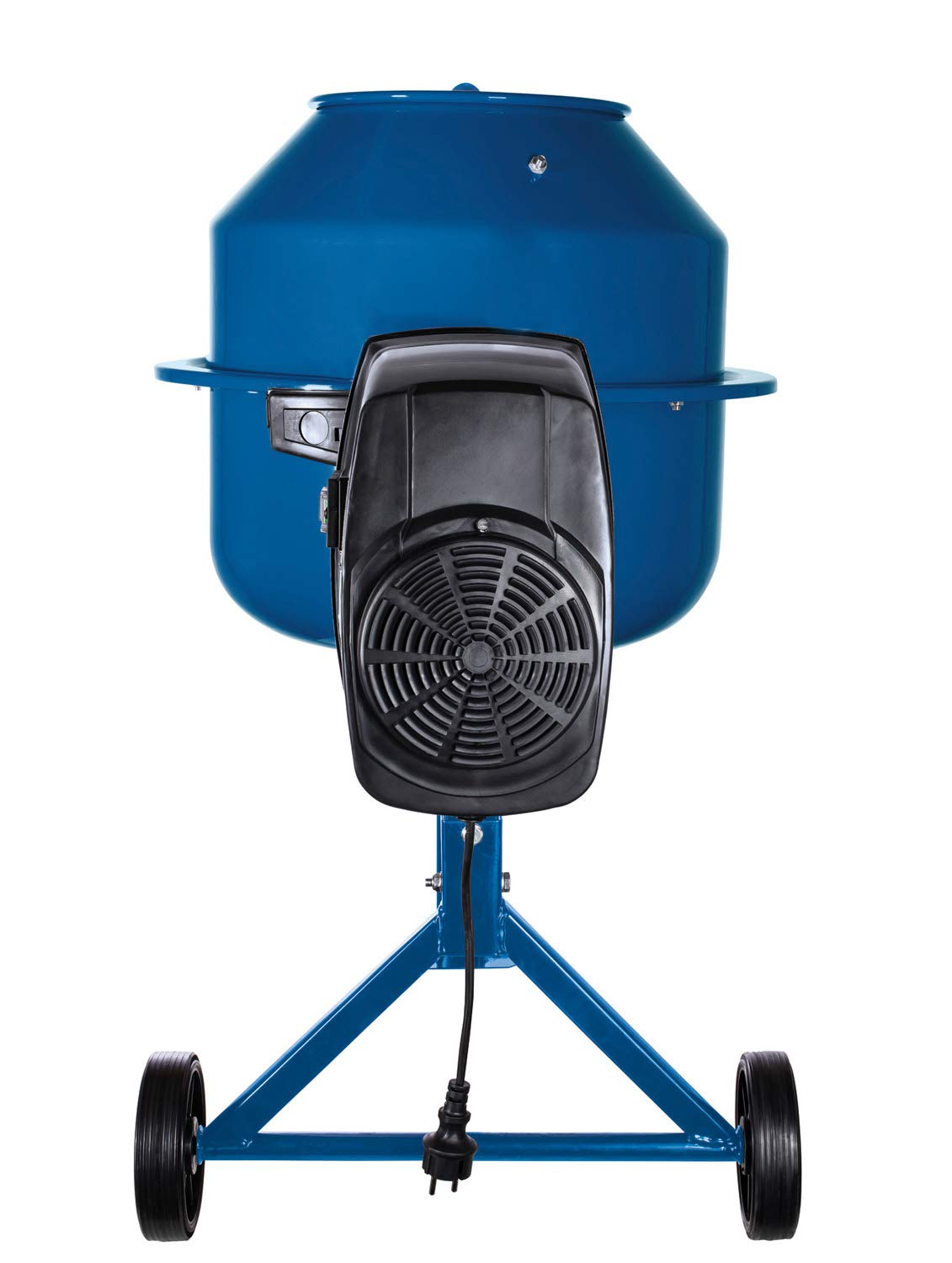 scheppach Betonmischer MIX63 (220 W, Fassungsvermögen 63 L, Drehzahl 27,5 min-1, langlebig und robust, Kompakt und leicht zu transportieren, 230 V)