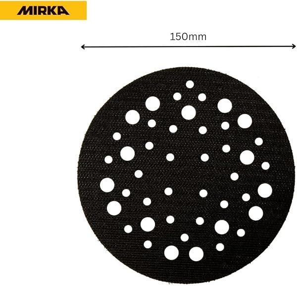 Mirka Support de protection Ø 150mm 67 trous, 1 pièce, pour protéger les plateaux de ponçage auto-agrippants, 8295612111 - 2