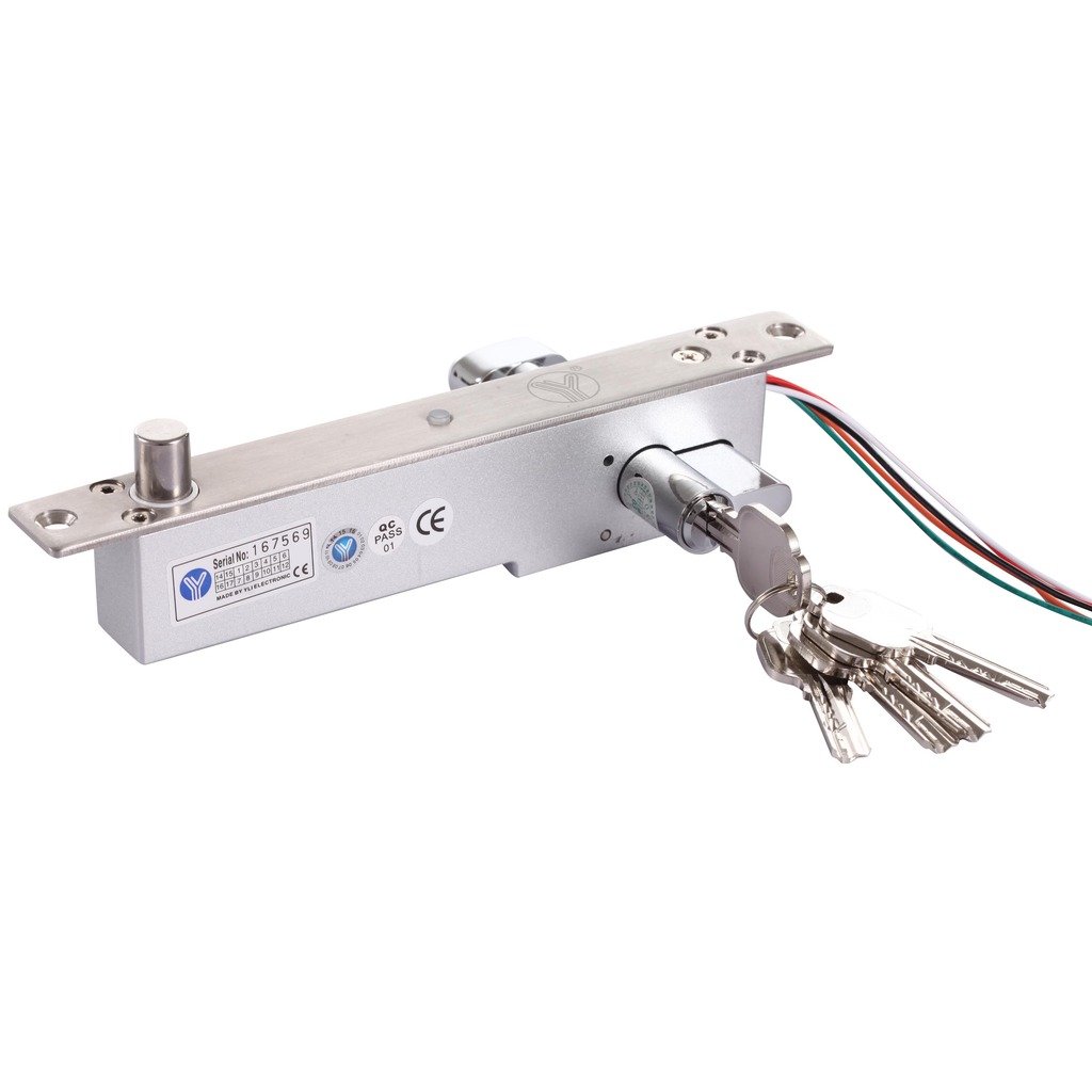 UHPPOTE Cerradura Perno Cierre Cerrojo Pestillo Gota Llave De Apertura Con NO Fallos Secure Cilindro Eléctrico Manual Sólido De Apertura