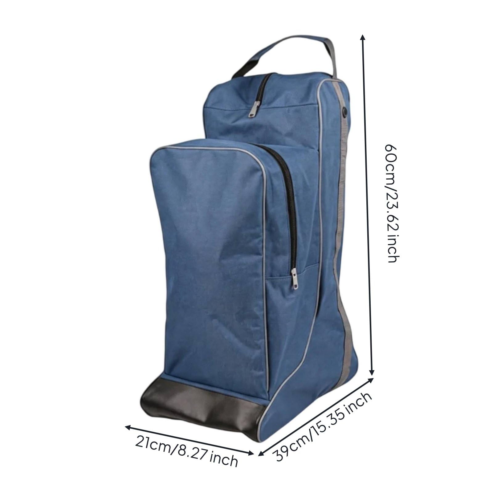 Borsa Porta Stivali e Casco Portatile Attrezzatura Sportiva Manico da Trasporto per Cavalieri, Viaggio, Maneggio