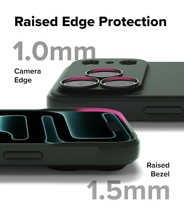 Ringke Onyx for iPhone 17 Pro Case, [Firm Grip] Micro-Embossed Bumper Non-Slip Anti-Fingerprint Scratch Resistant Shockproof Protective Cover with Precise Cutouts - Dark Green by Ringke - Image 9