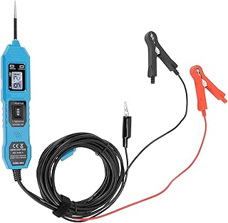 FLEXMAN Power Circuit Probe Tester, DC 6~24V 8A Automotive Circuit Tester Current Probe with 14.8Ft Cable, Automotive Short Circuit Breake Finder with Front Light, Relay Fuse Continuity Current Test.