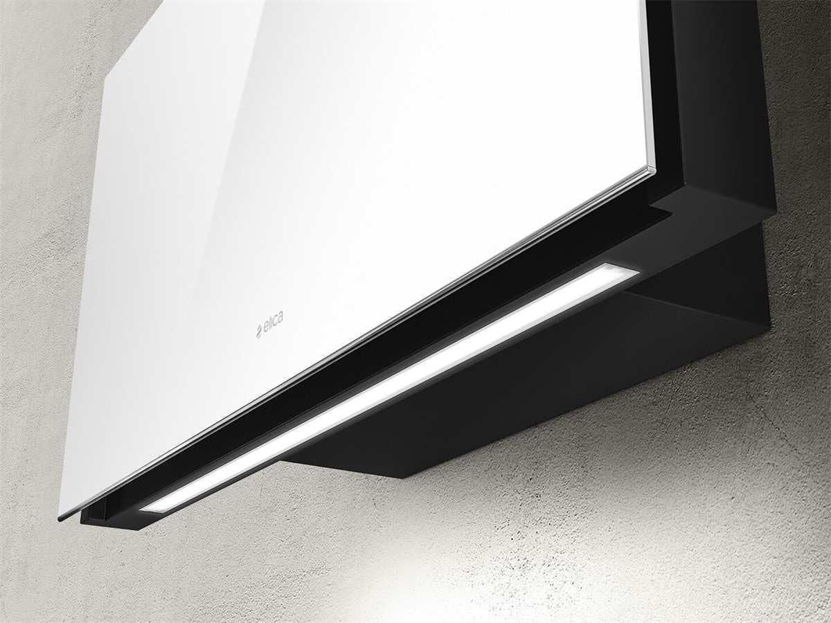 Cappa da cucina Cucina da 55 cm, Filtrante, Installazione Parete, Bianco - Elica PLAT WH/F/55
