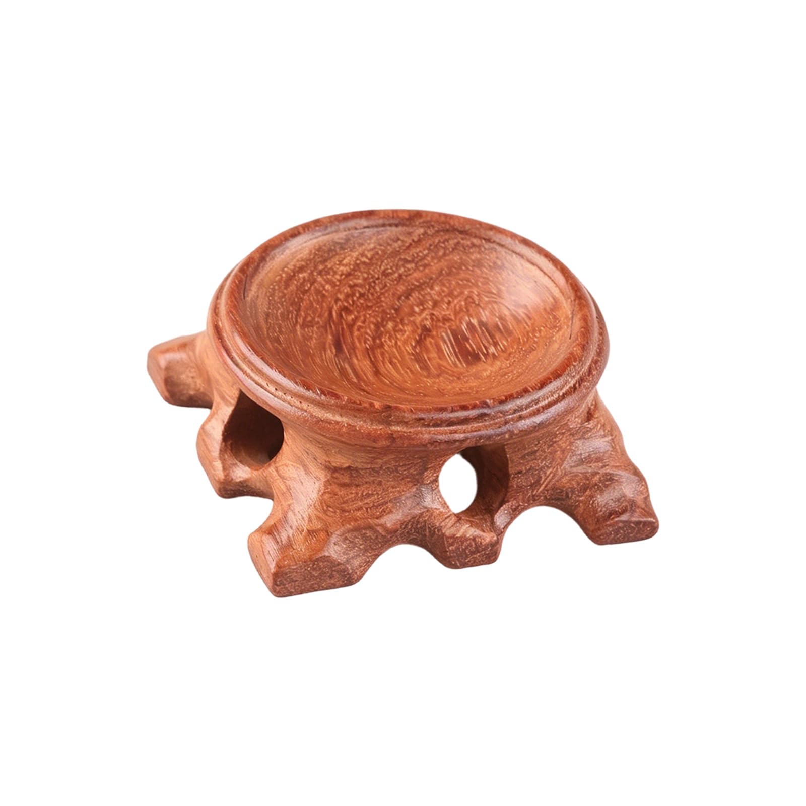 NRVTRE Wooden Stand for Exhibiting Small Collectibles and Ornaments Display Holder Enhances Any Interior Space Wooden Display Stand