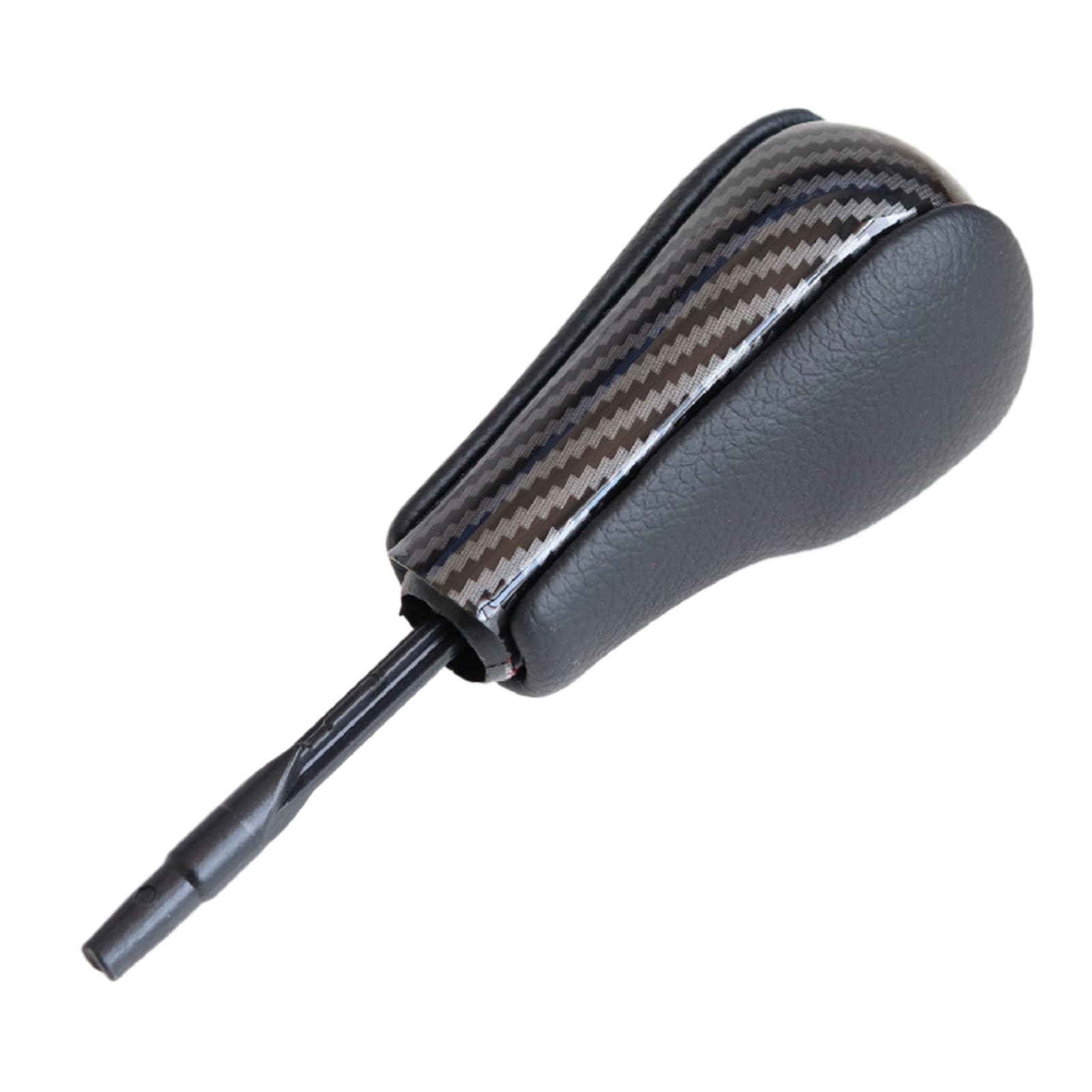 Cydzsra Carbon Fiber Improved Functionality Car Shift Gear Knob Experience Smooth Shifting Plastic Automatic At Short Long Gear Stick Match,