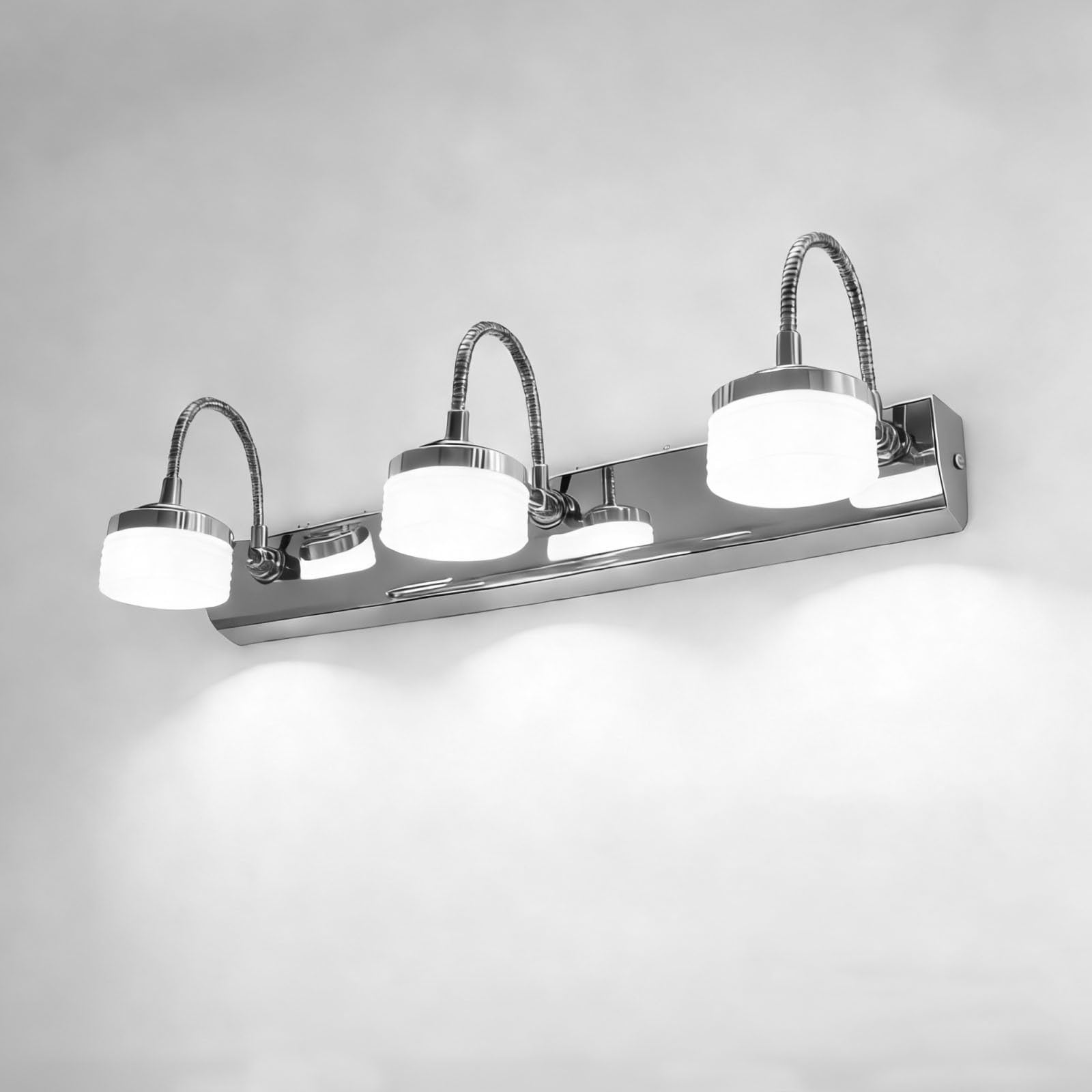 Apliques de pared LED con cuello de cisne flexible y luz blanca para dormitorio 8