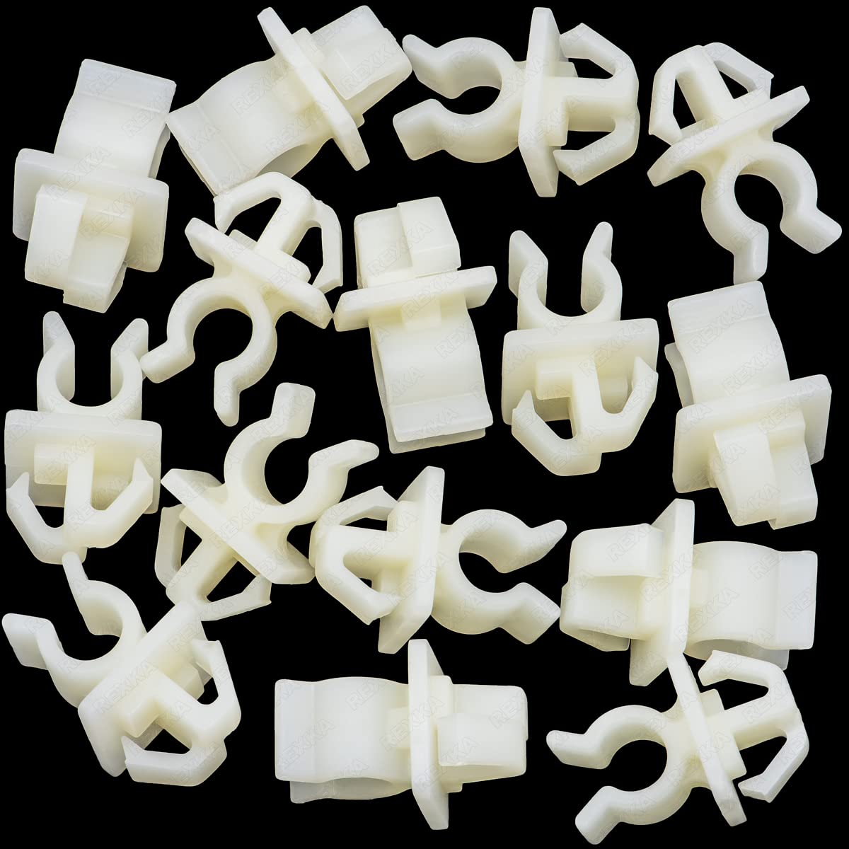 Amazon.com: Rexka 15pcs Car Hood Prop Mount Holder Clip Compatible