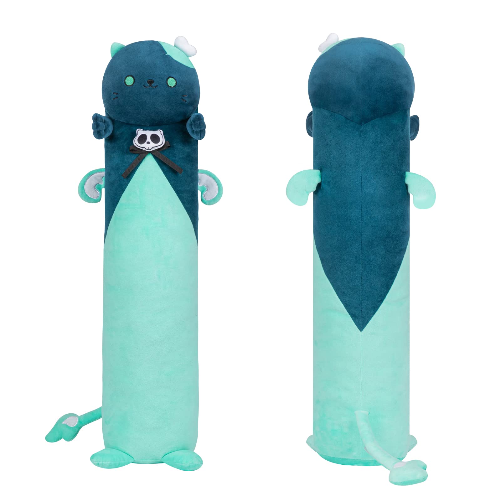 Mewaii 70CM Peluche Cuscino Lungo Gatto per Bambina Cuscino di Peluche Kawaii Giocattoli Abbraccio Morbido Cuscino Cuscino Giocattolo Regalo per Ragazza