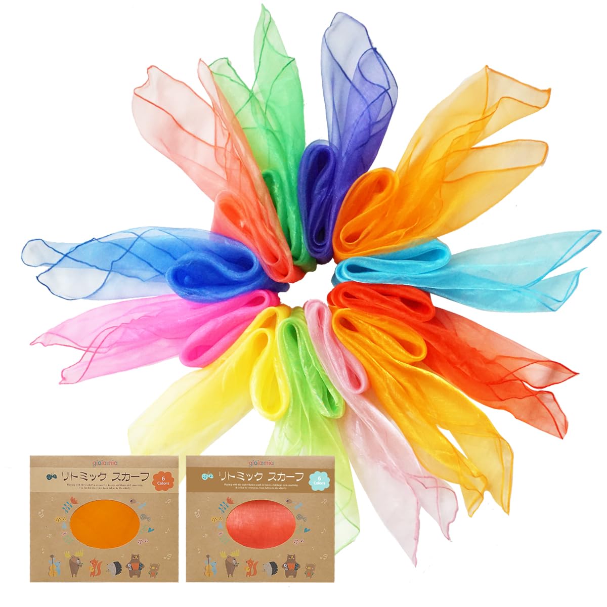 Amazon.co.jp: gioia mia リトミックスカーフ ふわふわ シフォン