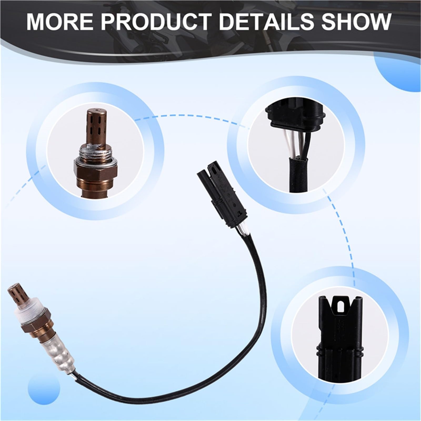 Adapter Pasuje do BMW R1200RTP R1200RT R1200 R900RT G650X G650 Akcesoria samochodowe 11787674452 Czujnik tlenu samochodu O2 11788533966 Bezprzewodowy czujnik tlenku węgla