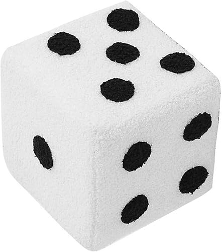 Taburete rectangular pequeño, suave, cómodo, moderno, resistente, para el hogar, sala de estar, dormitorio (7.9 x 7.9 x 7.9 in)