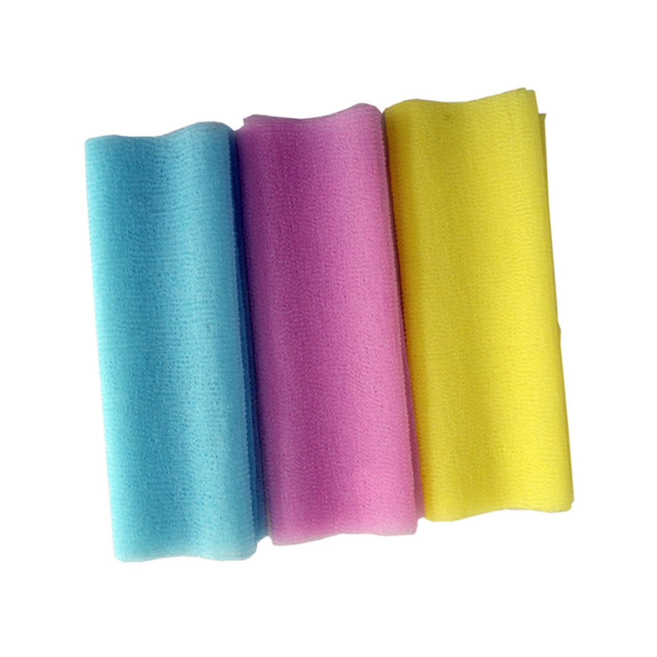 Beaupretty 4pcs Mixed Body Scrubbing Towel Exfoliating Bath Towel for Shower Back Back Scrubber