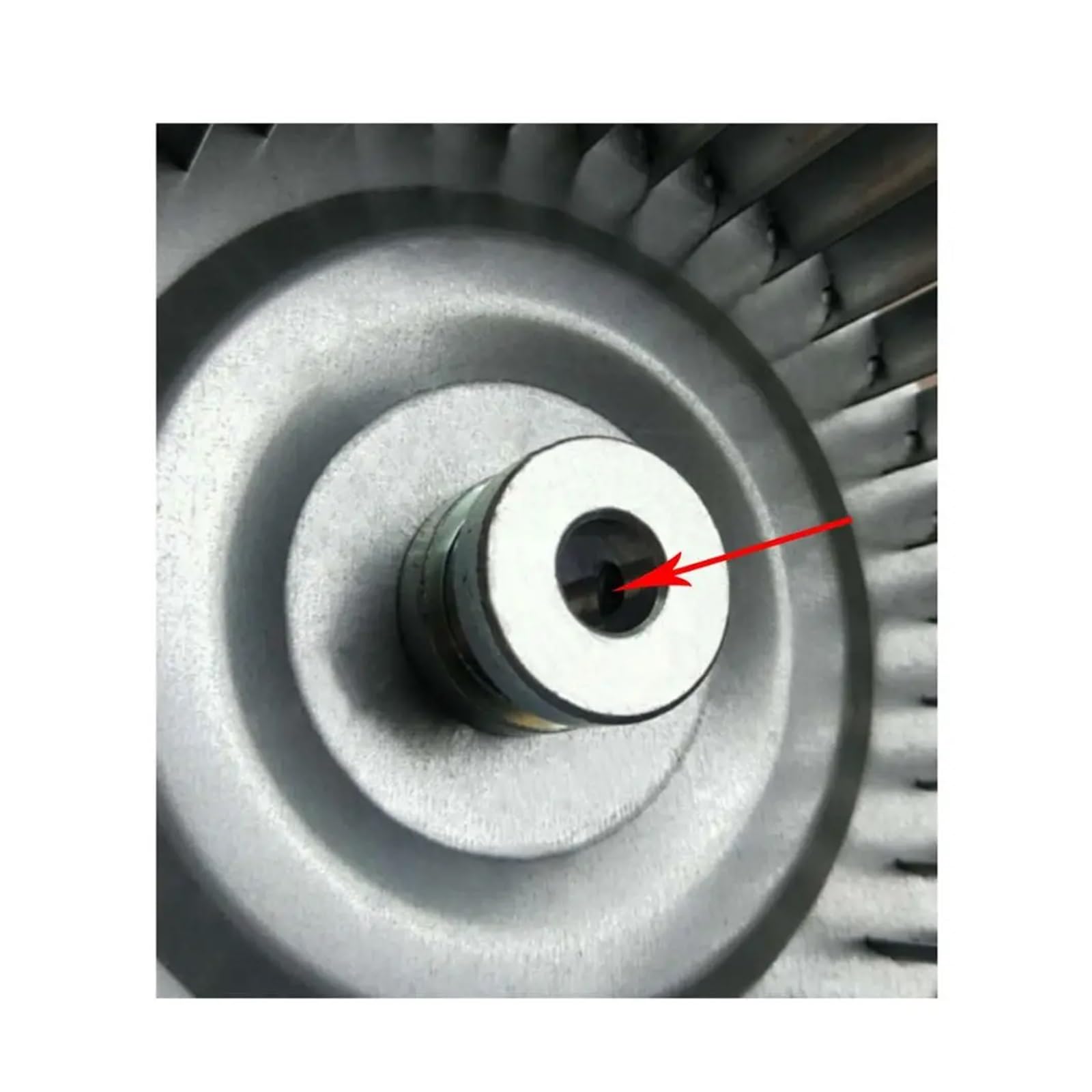 Zentrifugalflügel-Motorflügel, Lüfterradwelle, Aluminium-Gebläseventilator, kleines Schaufelrad, Multivane-Laufrad(97mm)