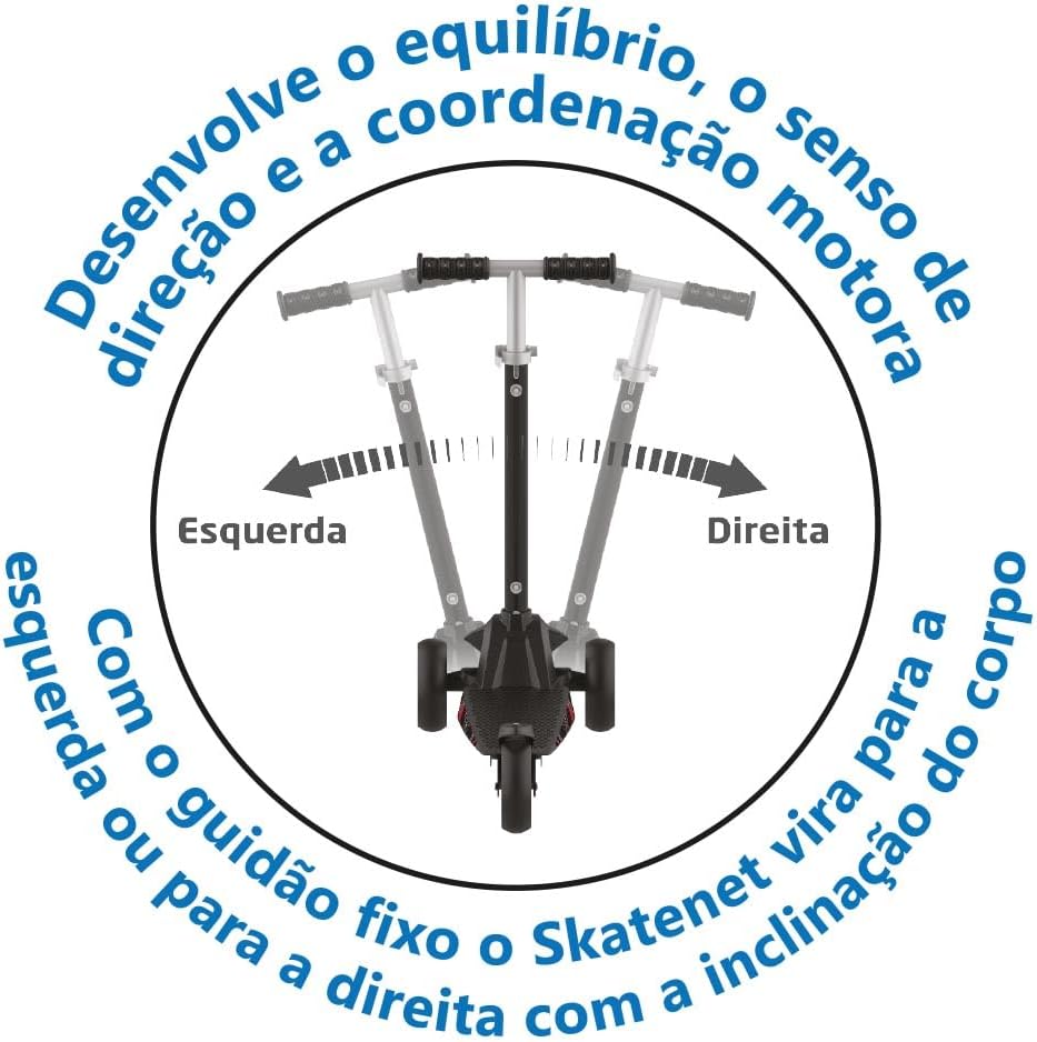 Skatenet Max Led Preto