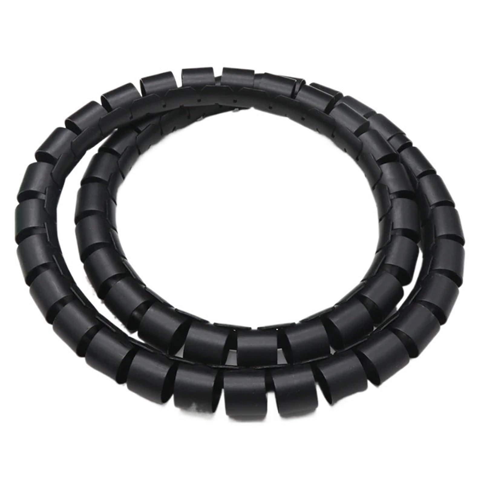 Spiral Wrap 1 Meter 3 Meter Pipe Protection Spiral Wrap 8mm to 25mm Winding Cover Tube Cable Line Wire Organizer with Clip Tubing Cover(Color:Black,Size:10MM 1 Meter)