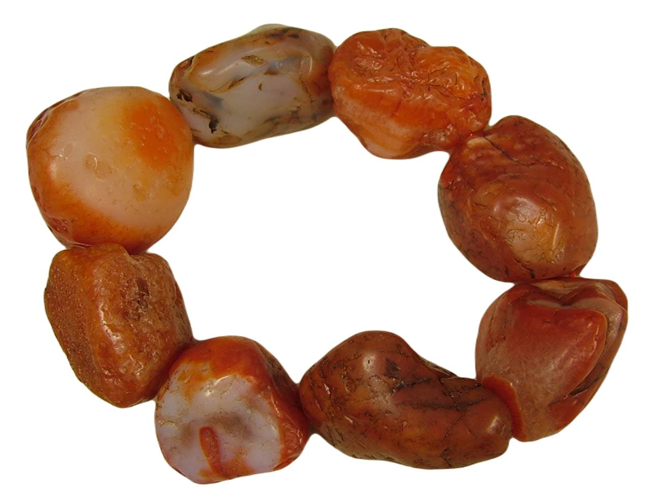 Amazon | ◎南紅瑪瑙（ナンホンメノウ）原石ブレスレット