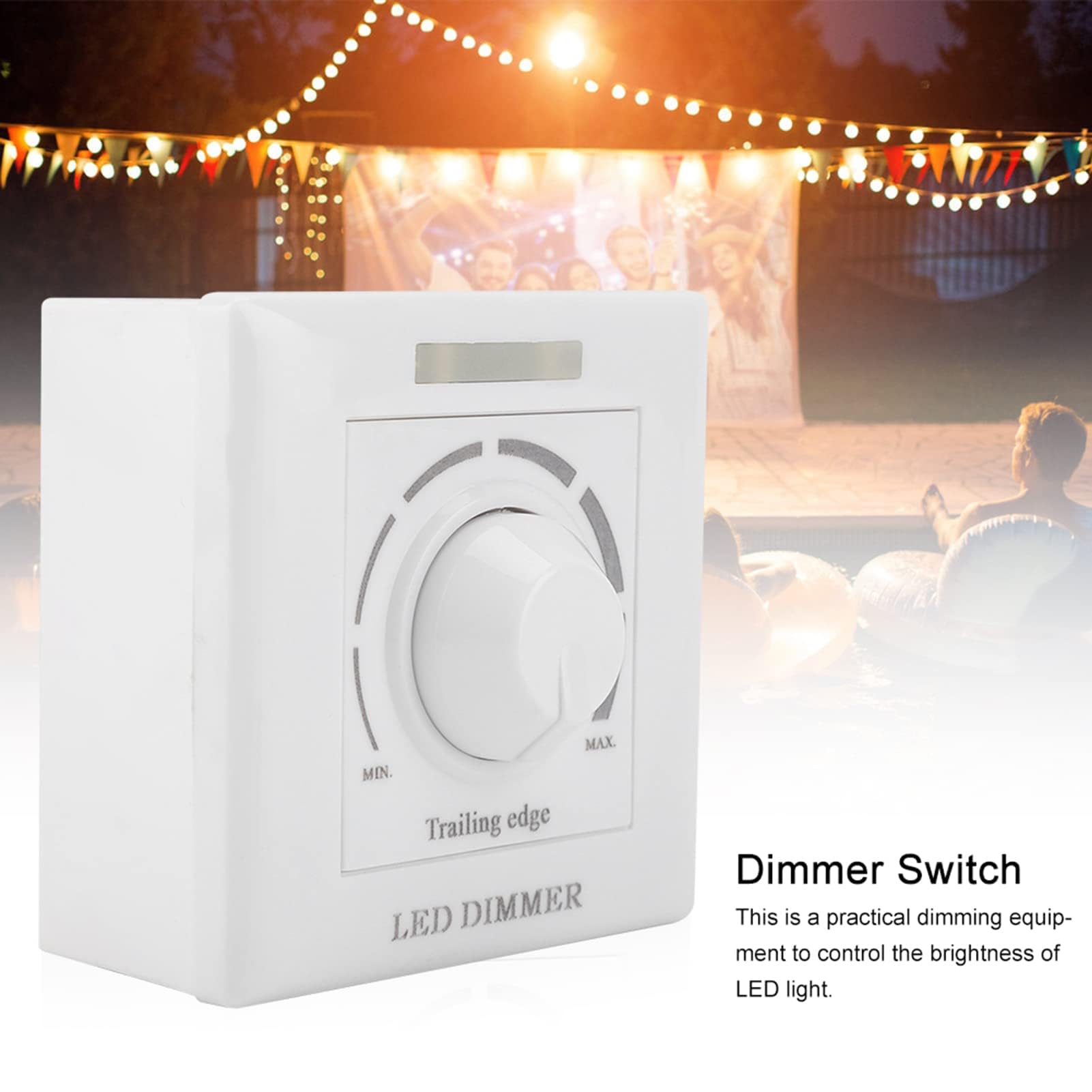 Ejoyous Dimmer LED 200W con telecomando a infrarossi per il controllo dell'illuminazione in casa o in azienda (220V)