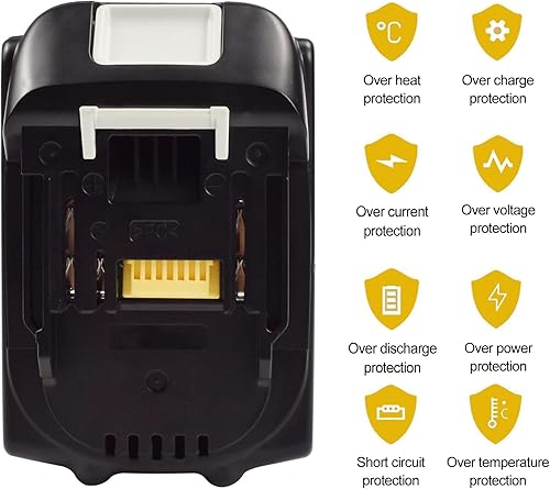 Miniatura 10 de Reemplazo de batería de 6.0Ah para batería Makita de 18 V compatible con baterías BL1860B BL1850B BL1840B BL1830B BL1815B de 18 voltios