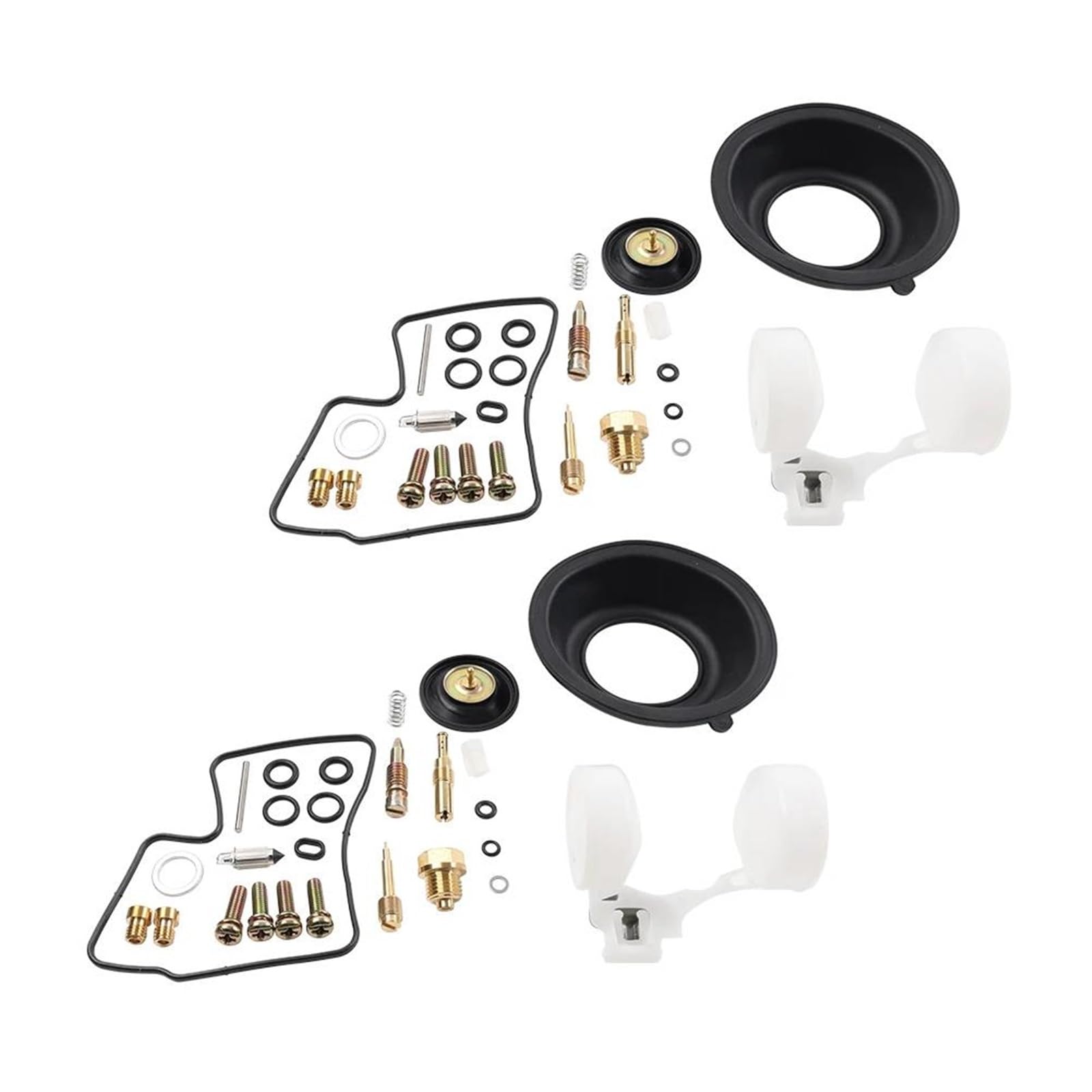Juego De Reconstrucción Carburador Kit De Reparación Carburador Motocicleta para VT1100C Shadow Spirit 1100 (1997-2005) Reconstrucción del Junta Flotador Diafragma