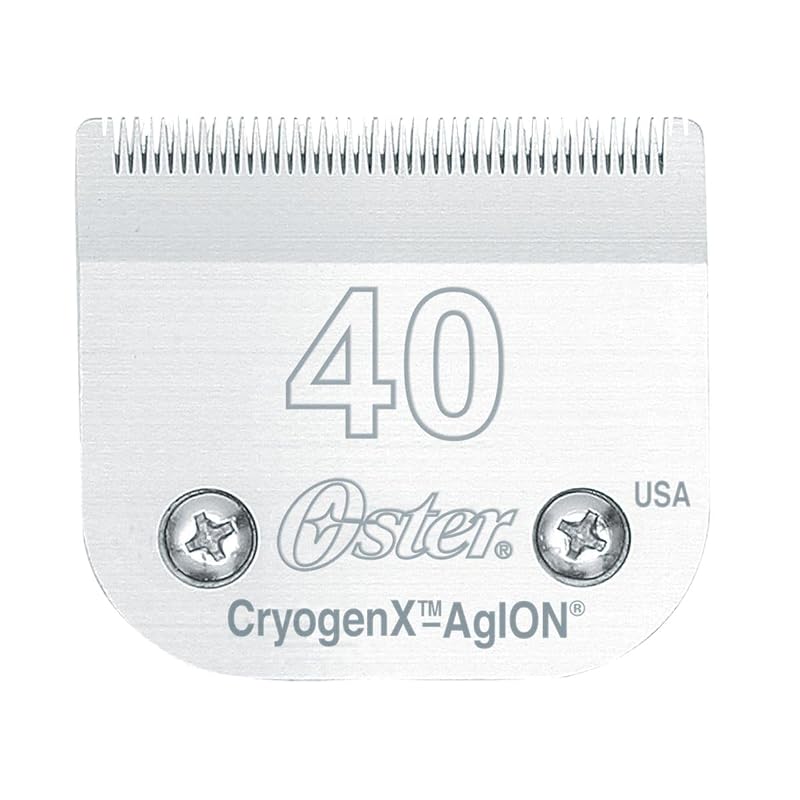 Lâmina de Reposição para Máquina de Tosa Oster CryogenX A5, Tamanho 40, 0,025 cm, 1 unidade