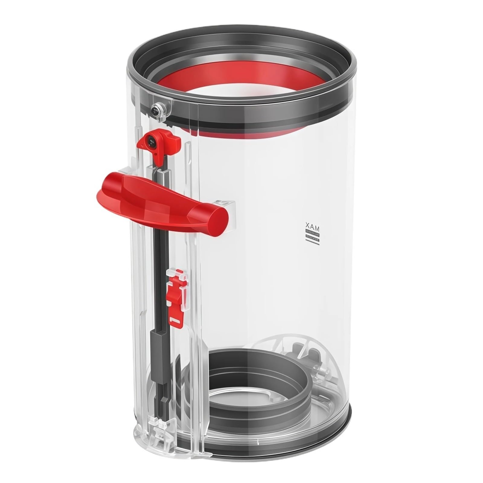 Grand réservoir d'aspirateur compatible Dyson V10 transparent pour remplacer le seau