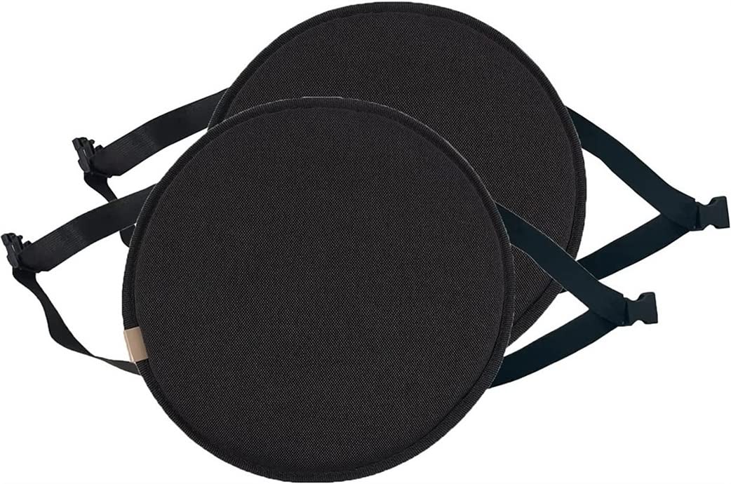 Round Stool Chair Cushions,Round Kitchen Dining Seat Pads with Ties 1/2/4 Pack Non Slip Cushions Pad for High Stool Chairs Bistro Bar Seat (Color : A, Size : 30 * 3cm(2packs))