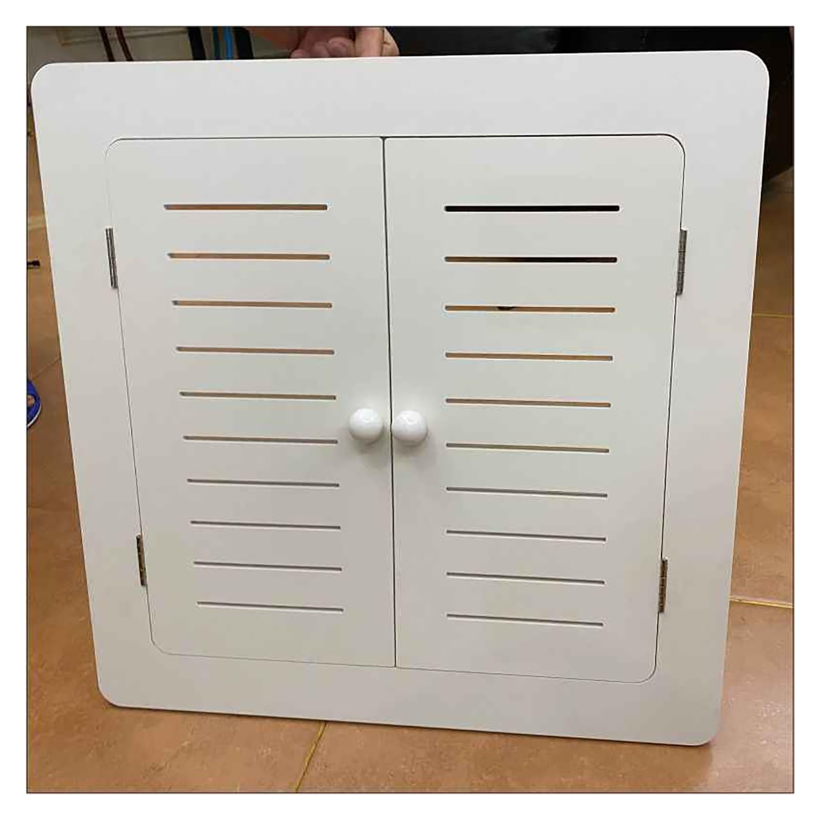ERRULAN Trappe de Visite Panneau d'accès en Plastique pour cloisons sèches, Trappe d'accès au Grenier pour Plombier, Trappe d'inspection sur Mesure pour cloisons sèches, pour intérieur(50x40cm)