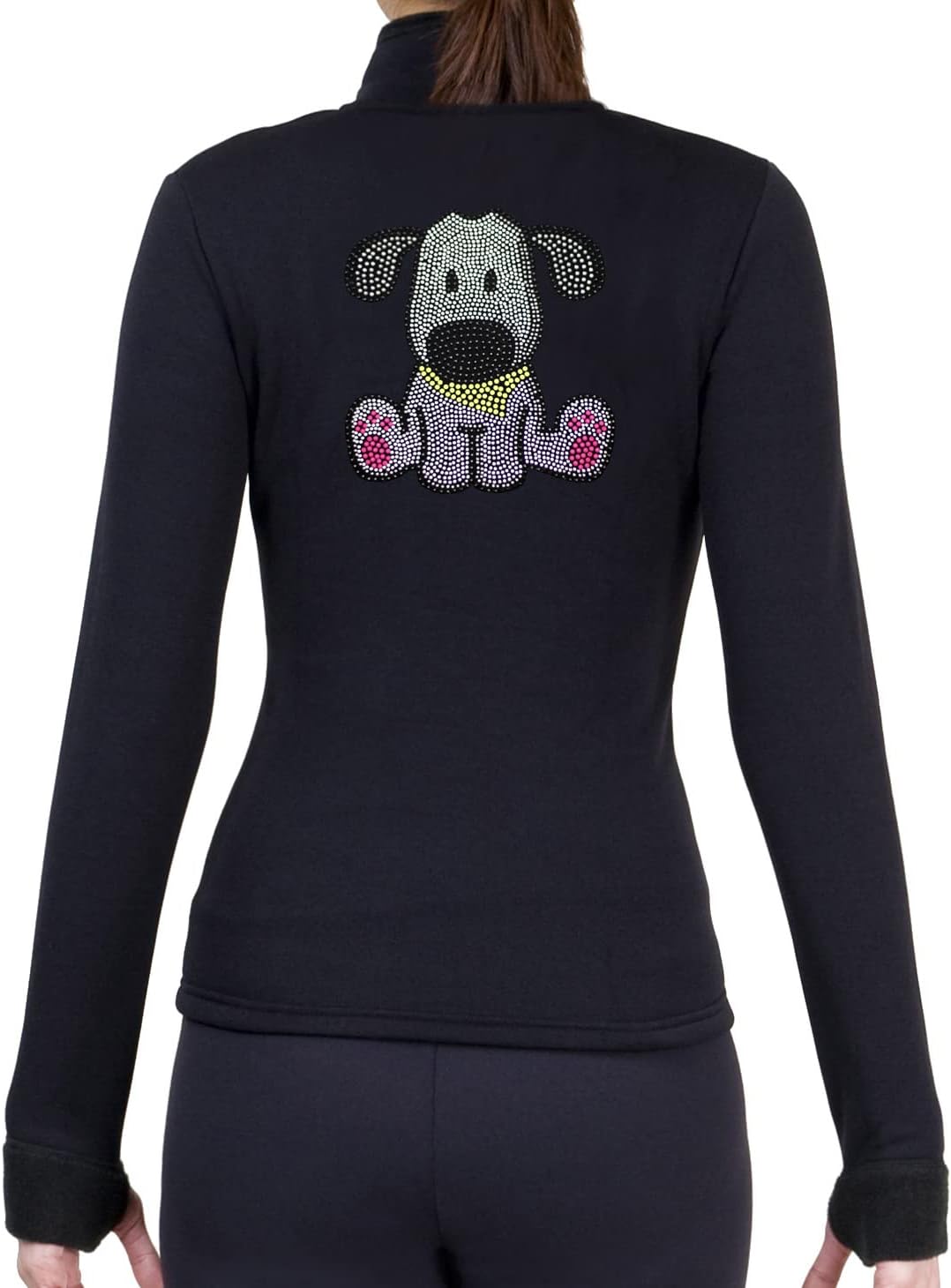 NY2 SPORTSWEAR Figure Skating Polartec Polar Fleece Jacket with Rhinestones JR288 - Adult Sizes