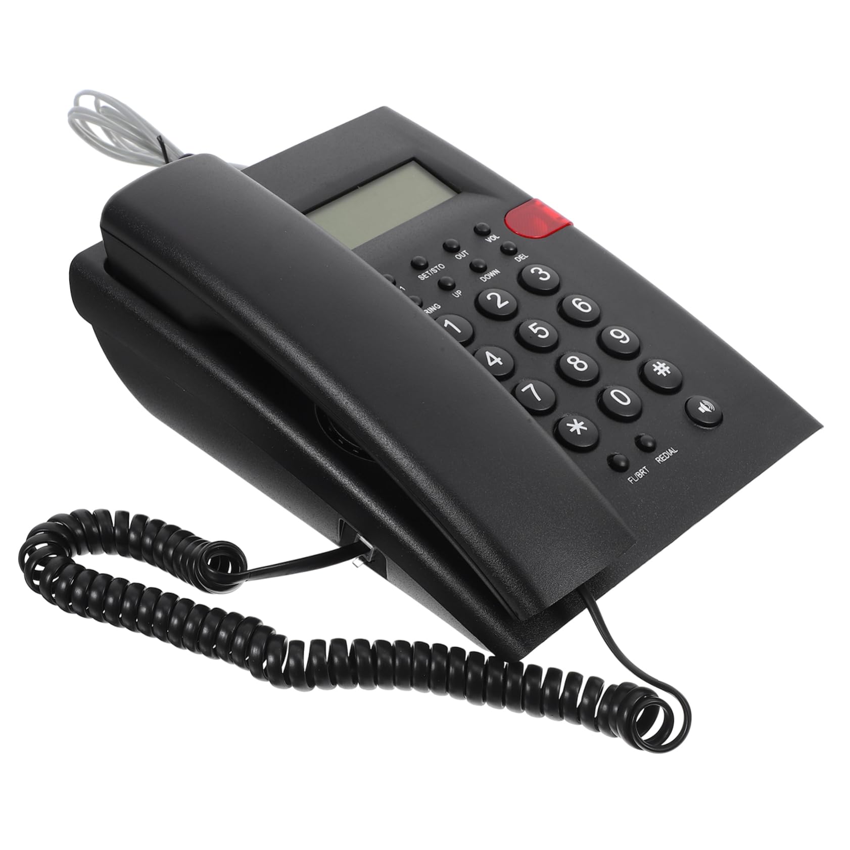 Telefono Fisso Tasti Grandi Telefono Domestico per Casa Compatto E Pratico Risposta Rapida per Ambienti Familiari E Ufficiali