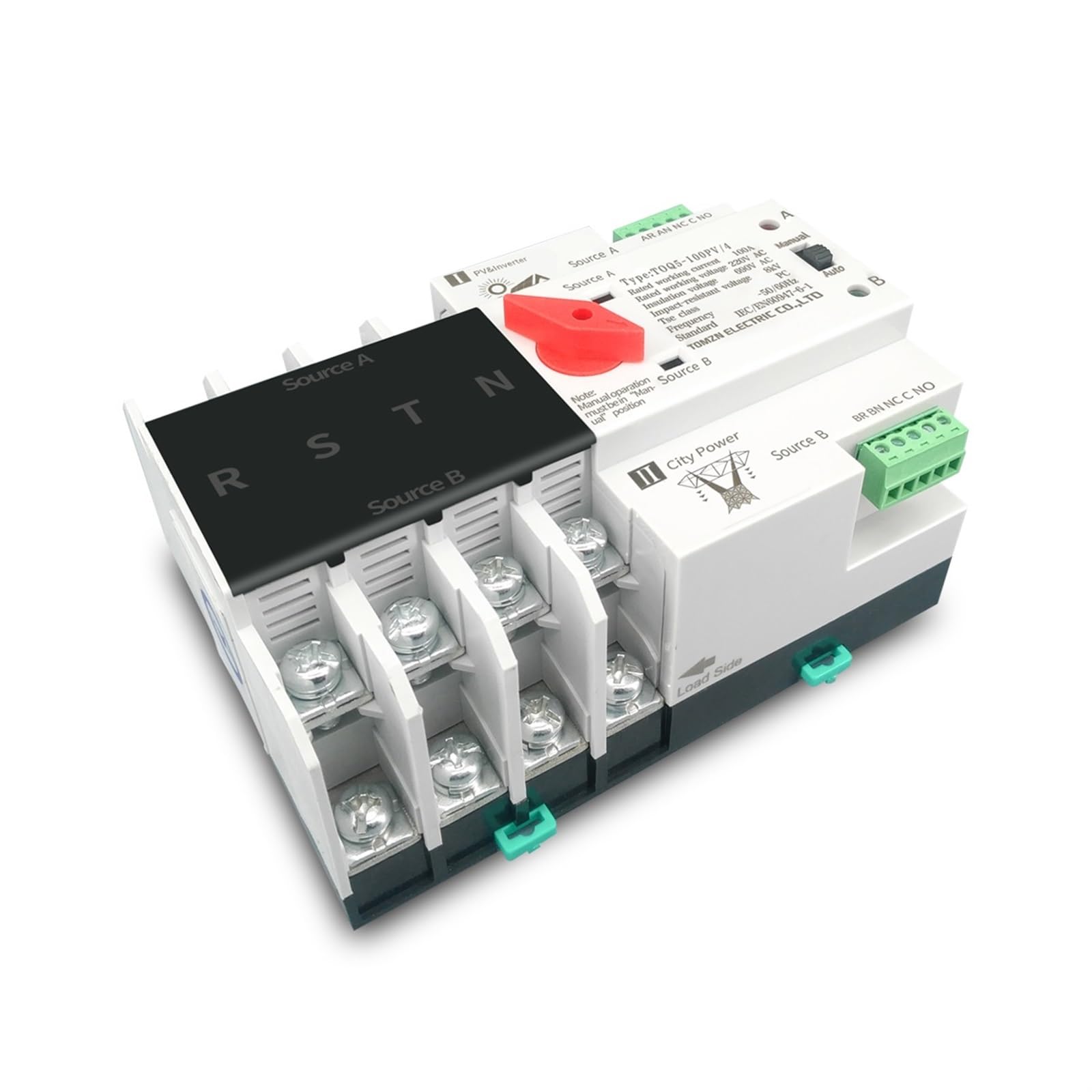 Interruttore Trasferimento Automatico Dual Power 230V 2P 100A - ATS Per Casa, Fabbriche, Centri Commerciali - Foto 10