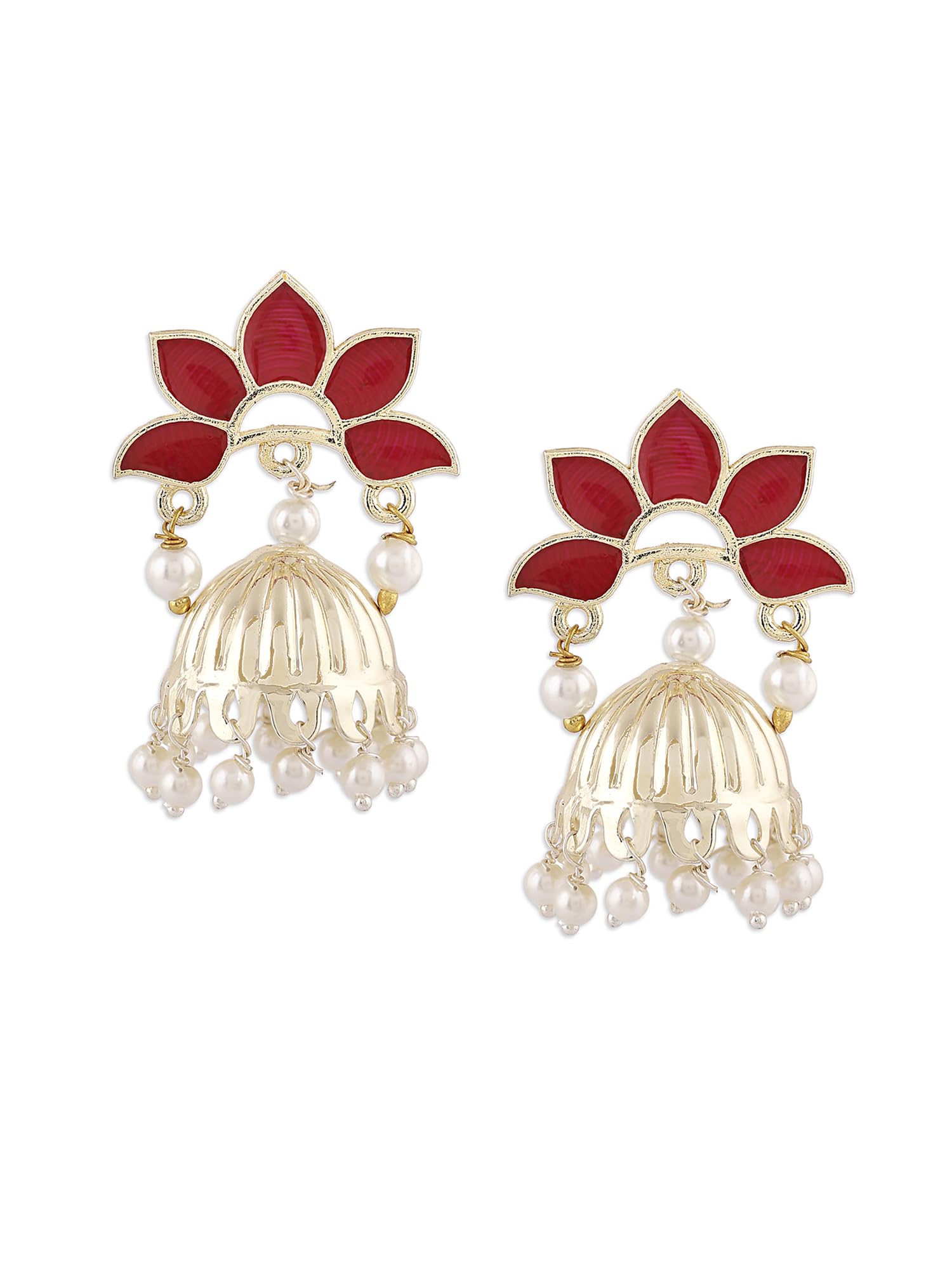 See full amazon price history chart for Zaveri Pearls Red Enamel Beads Ethnic Drop Earring For Women-ZPFK16683 Zaveri Pearls Red Enamel Beads Ethnic Drop Earring For Women-ZPFK16683 (B0CKLB3TSS) Amazon Price History, Amazon Price Tracker