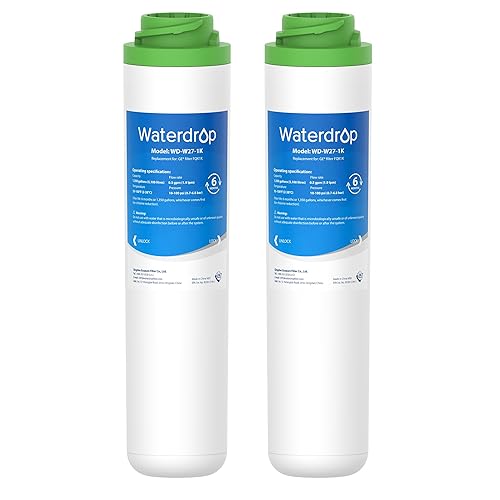 Waterdrop FQK1K Under Sink Water Filter, Replacement for GE FQK1K,