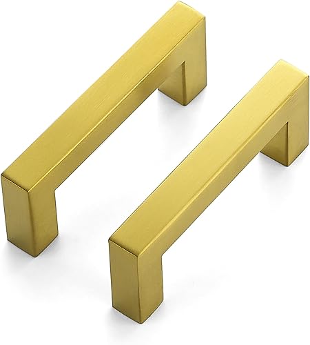 Miniatura 35 de JOY DECOR - Paquete de 2 manijas de gabinete negras, tiradores de cajón de 2 pulgadas, con un solo agujero, para cajones de alacena Negro