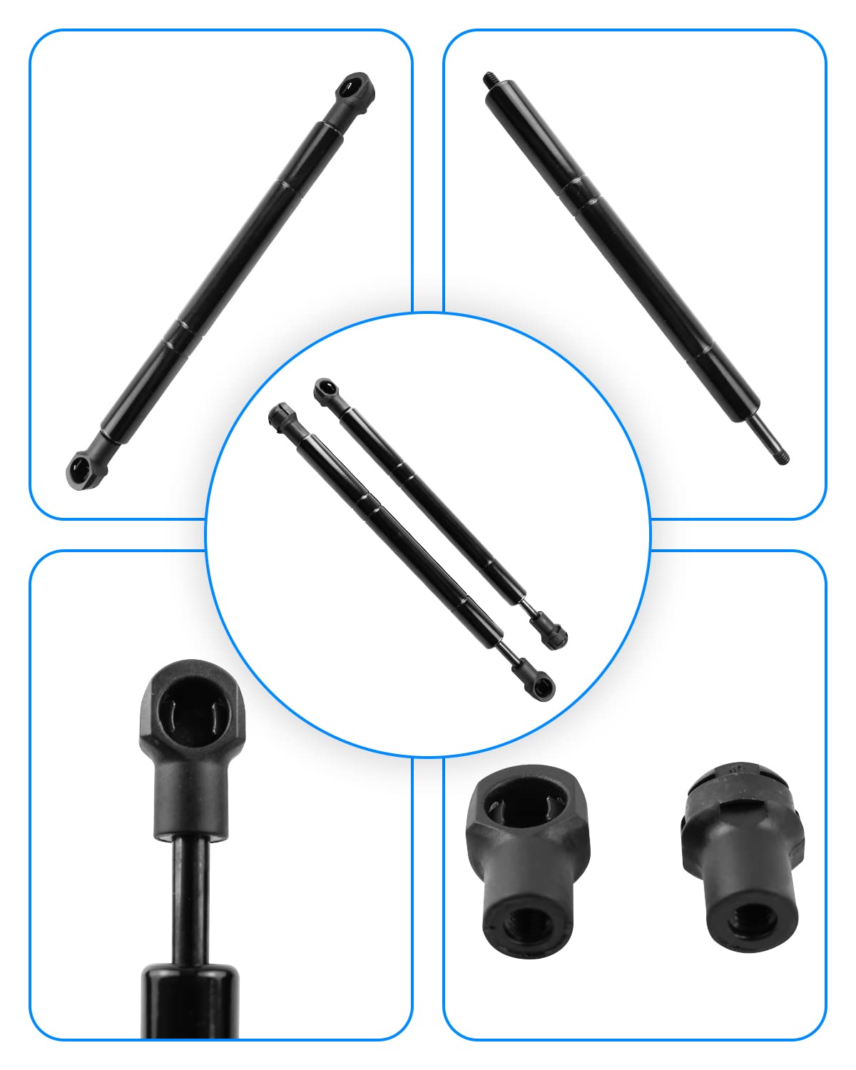 スダザマッドスキルズ Amazon.com: 2Pack Steering Damper Shock Absorber Gas Shock