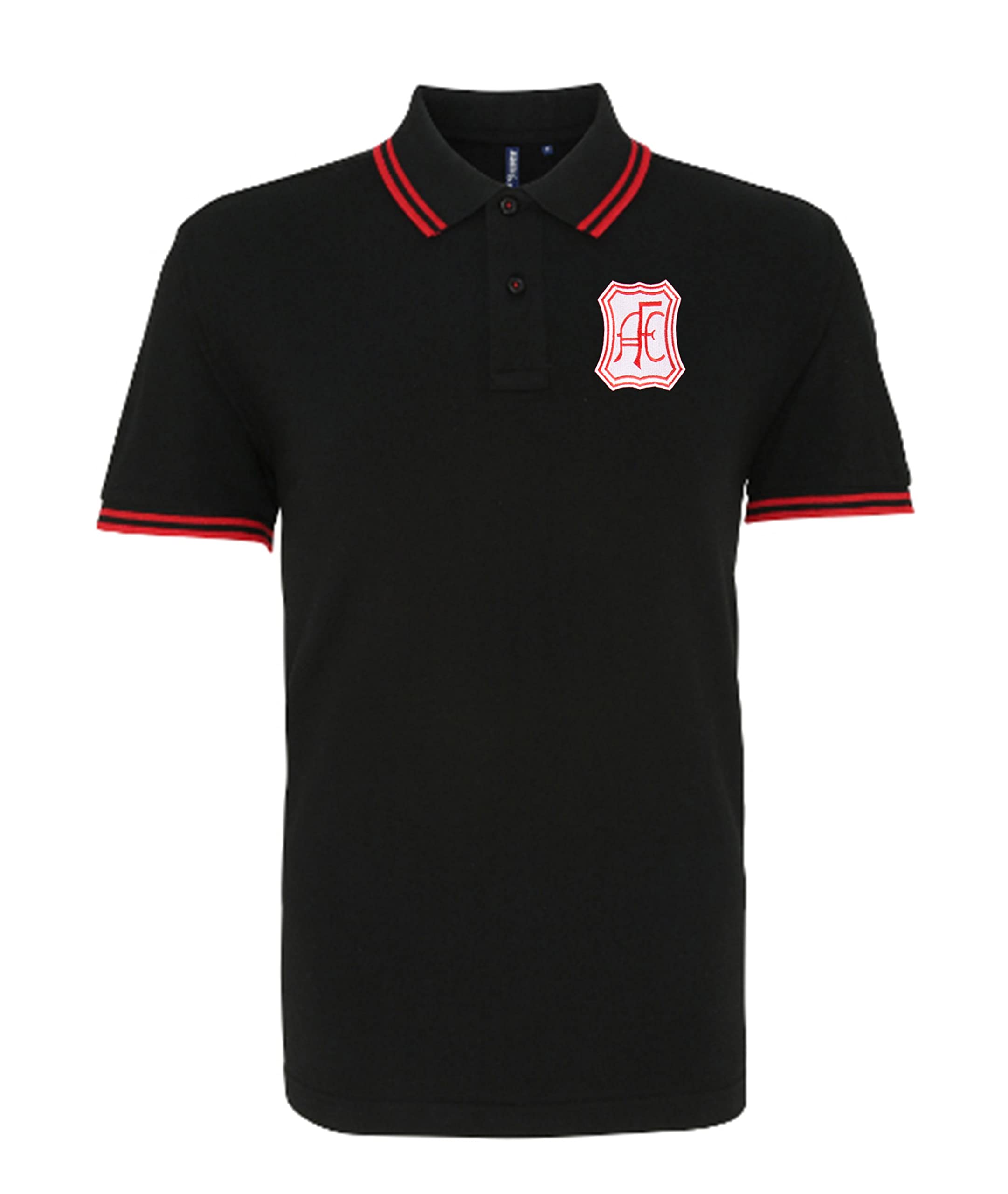 Aberdeen 1965 Retro Football Iconic Polo Embroidered Logo