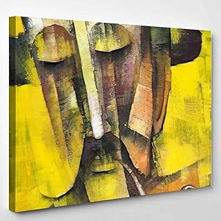 LOVEQ Stampe E Quadri su Tela 1 Pezzi Quadri Multipannello Faccia Cubista 1 Pannelli Stampe Quadri Casa Cucina Decorazioni per Interni Arte Regalo Moderni Soggiorno XXL Casa Decor