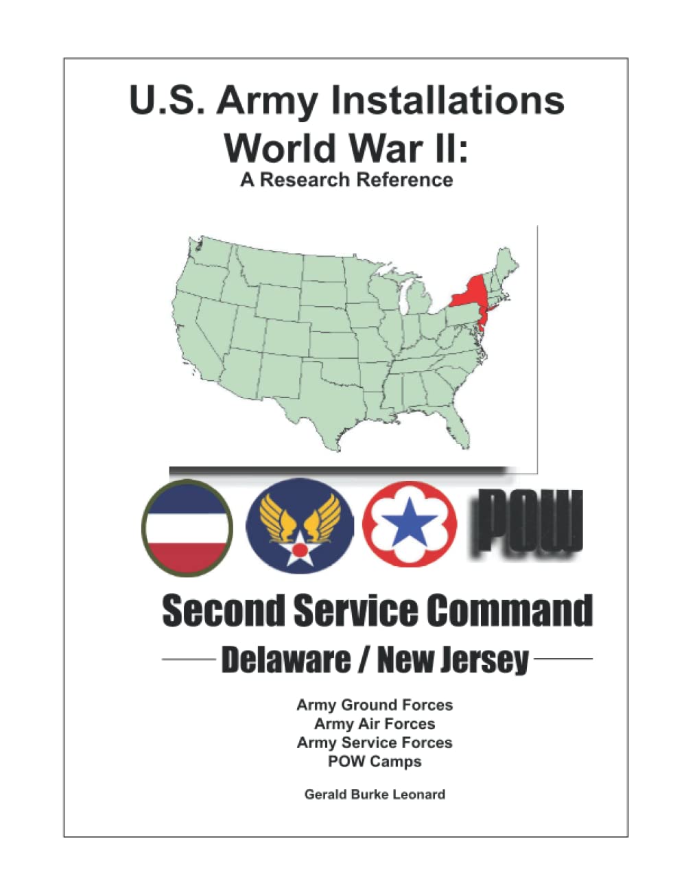 U.S. Army Installations - World War II: 2nd Service Command (Delaware / New Jersey)