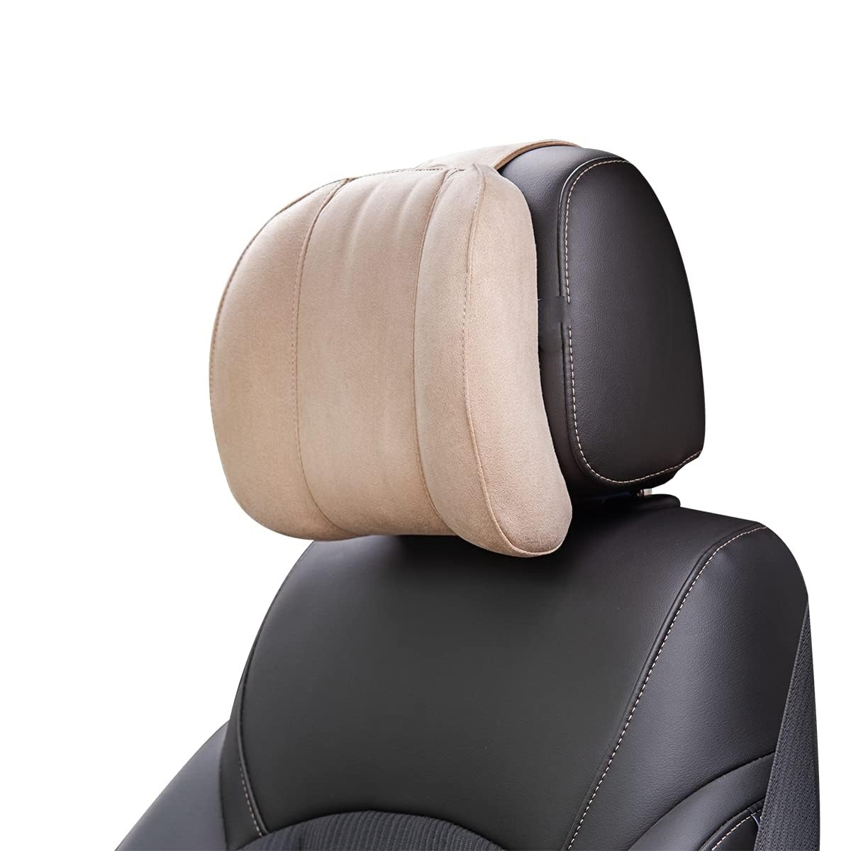 ONEMAJI 1 Pcs Car Headrest Pillow for Porsche Cayenne 9Y0.2 SUV 2023-2026, Neck Support Pillows Seat Headrest Memory Foam Comfortable Ergonomic Design,B